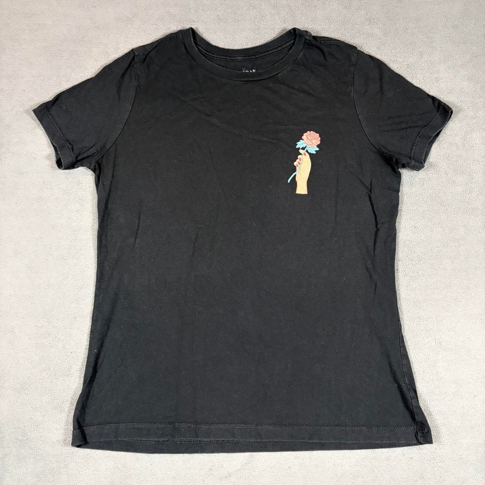 The Mexican Beauty T-Shirt Womens Medium Black Soy Latina Rose Graphic Tee